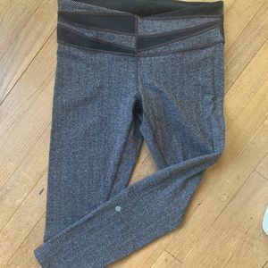Lululemon Wunder Under Pant Giant Herringbon